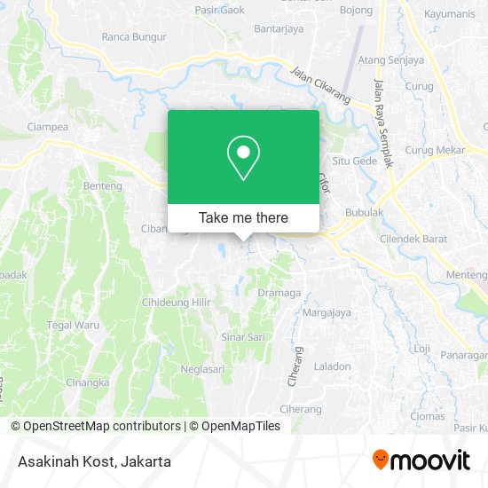 Asakinah Kost map