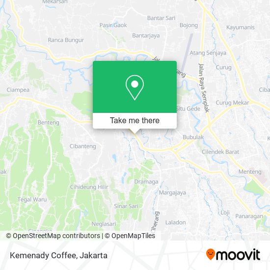 Kemenady Coffee map