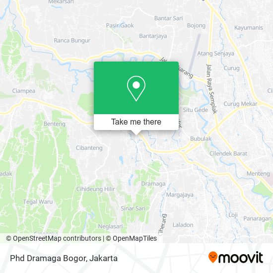 Phd Dramaga Bogor map