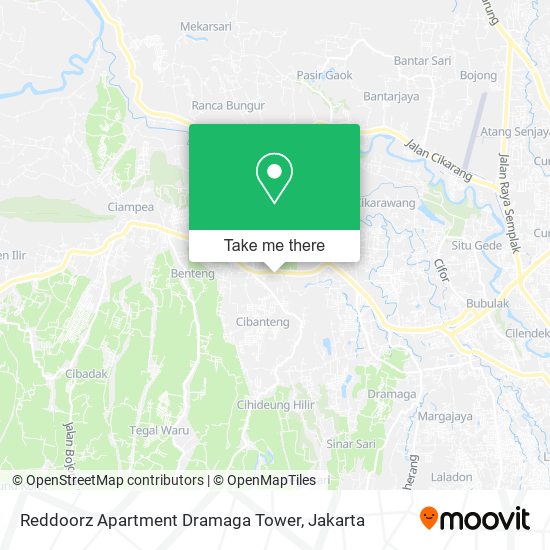 Reddoorz Apartment Dramaga Tower map
