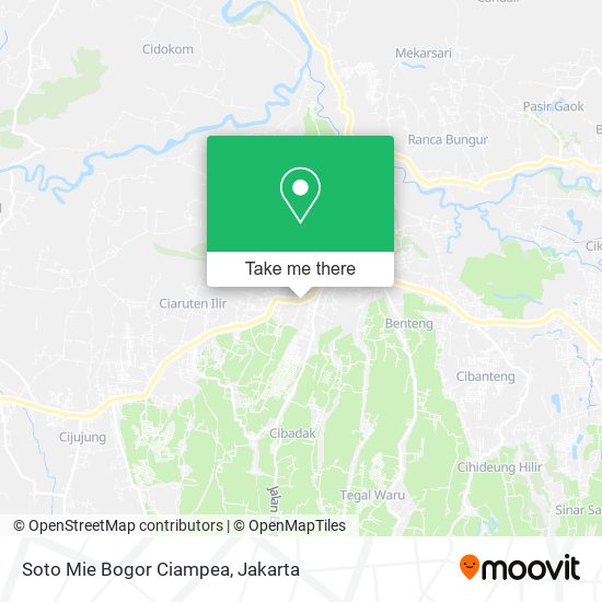 Soto Mie Bogor Ciampea map