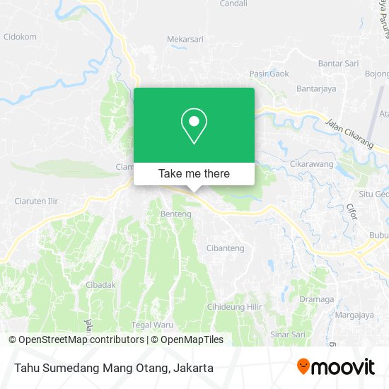 Tahu Sumedang Mang Otang map