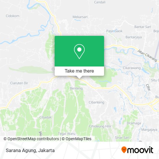 Sarana Agung map