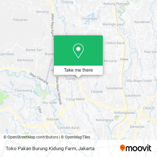 Toko Pakan Burung Kidung Farm map