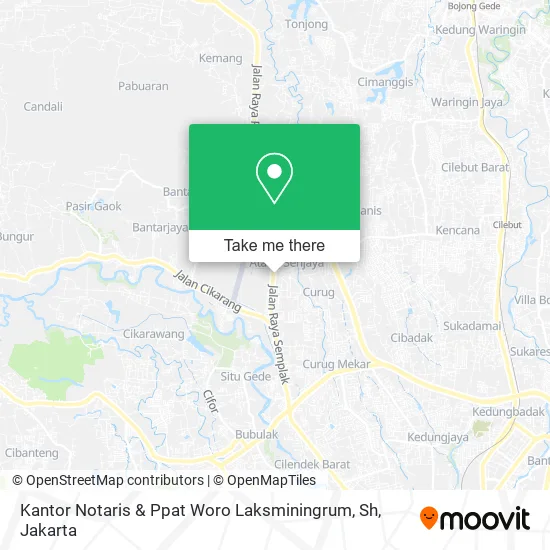 Kantor Notaris & Ppat Woro Laksminingrum, Sh map