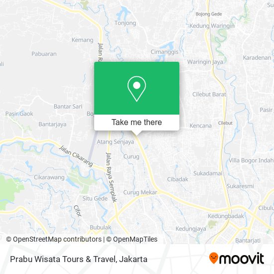 Prabu Wisata Tours & Travel map