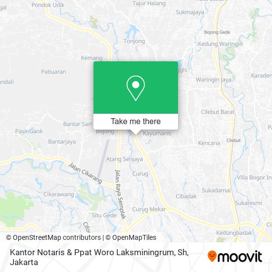 Kantor Notaris & Ppat Woro Laksminingrum, Sh map