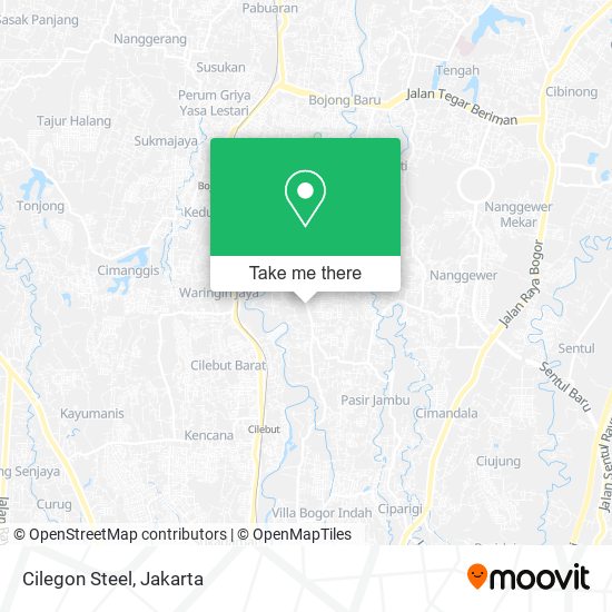 Cilegon Steel map