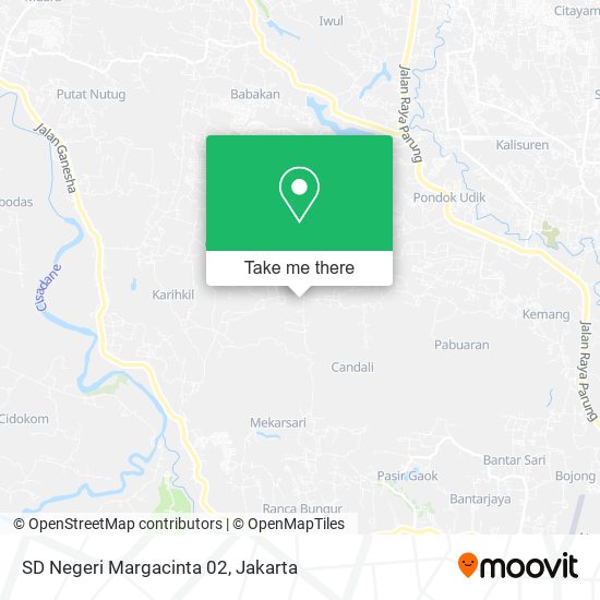 SD Negeri Margacinta 02 map