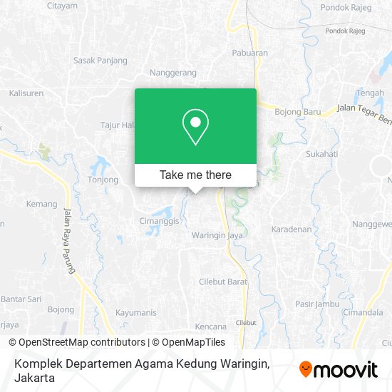 Komplek Departemen Agama Kedung Waringin map