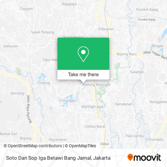 Soto Dan Sop Iga Betawi Bang Jamal map