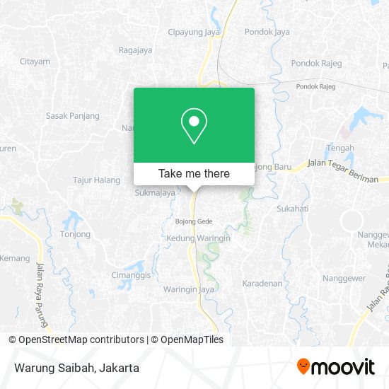 Warung Saibah map