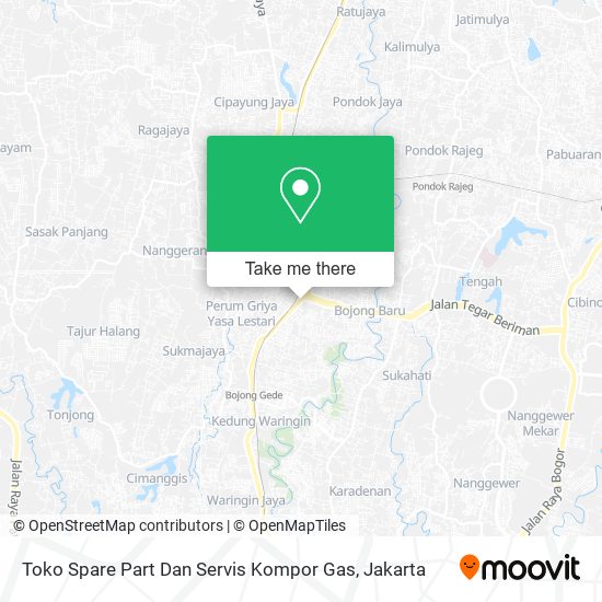 Toko Spare Part Dan Servis Kompor Gas map