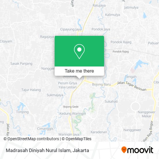 Madrasah Diniyah Nurul Islam map