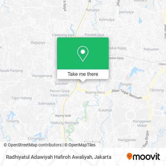 Radhiyatul Adawiyah Hafiroh Awaliyah map