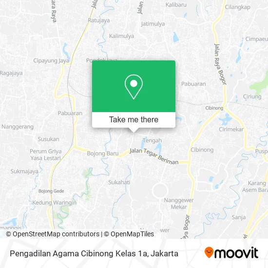 Pengadilan Agama Cibinong Kelas 1a map