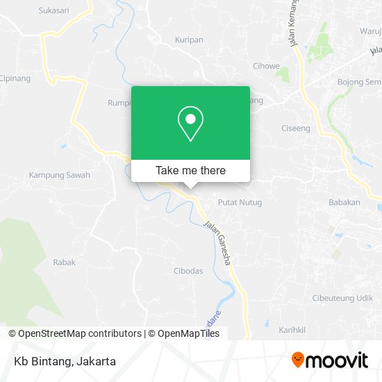 Kb Bintang map