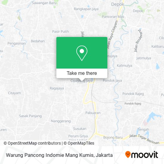 Warung Pancong Indomie Mang Kumis map