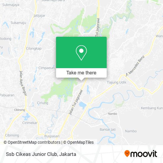 Ssb Cikeas Junior Club map