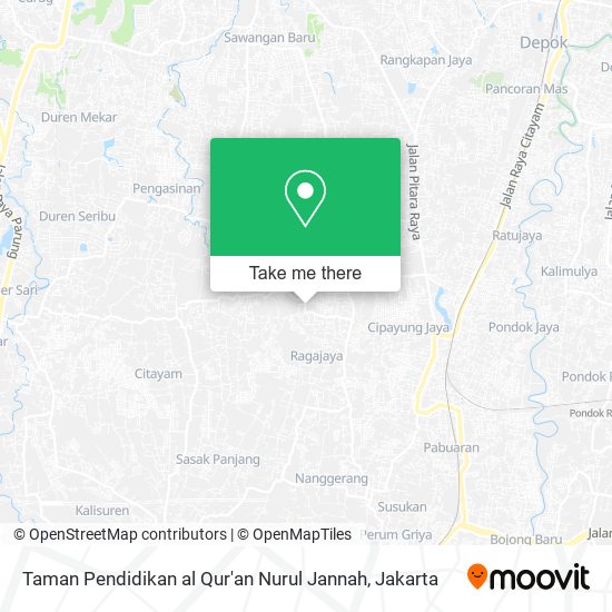 Taman Pendidikan al Qur'an Nurul Jannah map