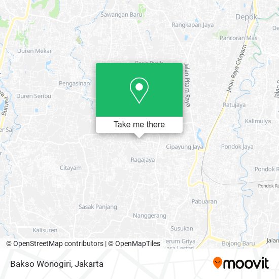 Bakso Wonogiri map