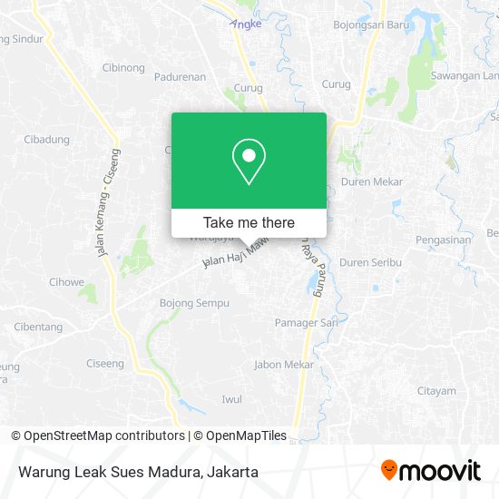 Warung Leak Sues Madura map