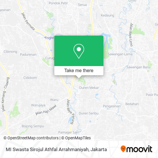 MI Swasta Sirojul Athfal Arrahmaniyah map