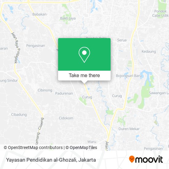 Yayasan Pendidikan al-Ghozali map