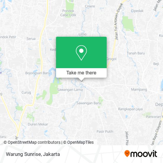 Warung Sunrise map