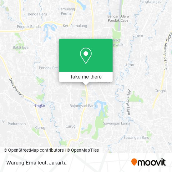 Warung Ema Icut map