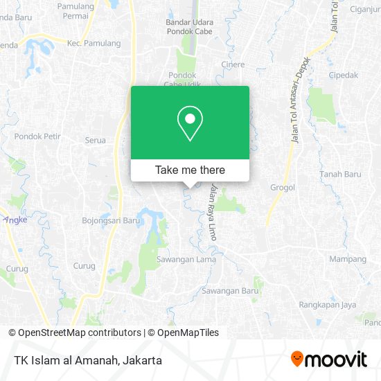 TK Islam al Amanah map