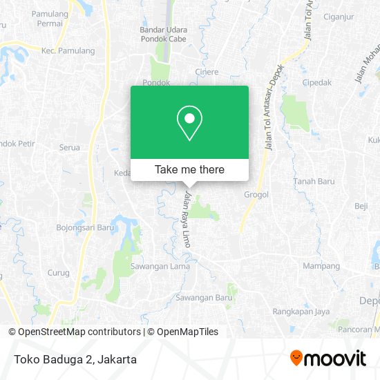 Toko Baduga 2 map