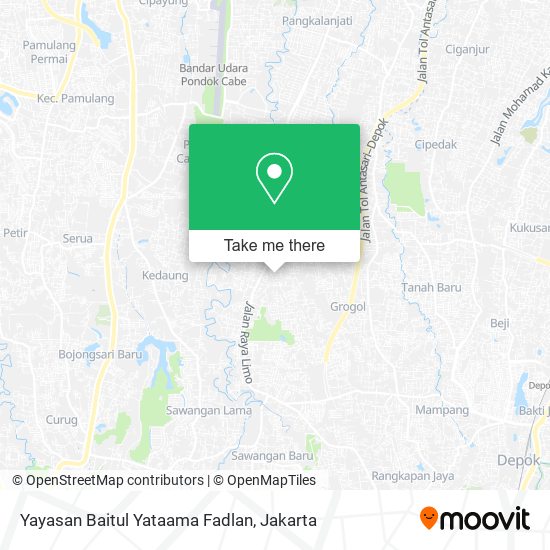 Yayasan Baitul Yataama Fadlan map