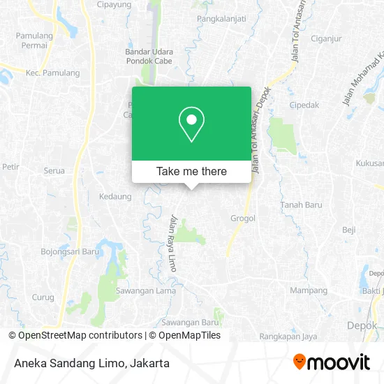 Aneka Sandang Limo map