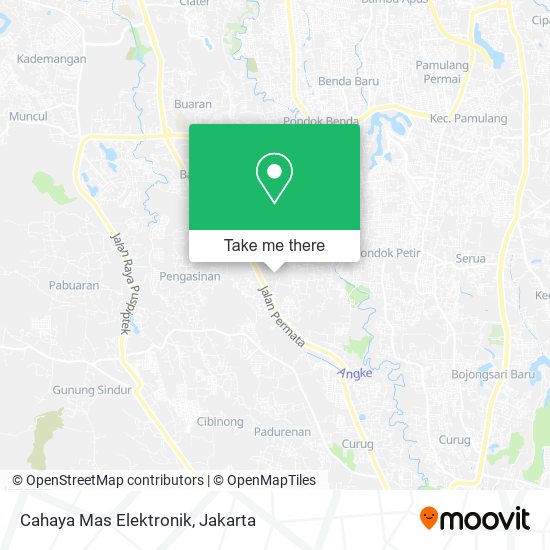 Cahaya Mas Elektronik map