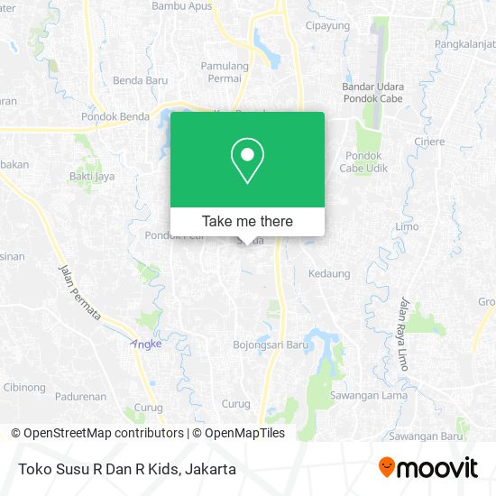 Toko Susu R Dan R Kids map