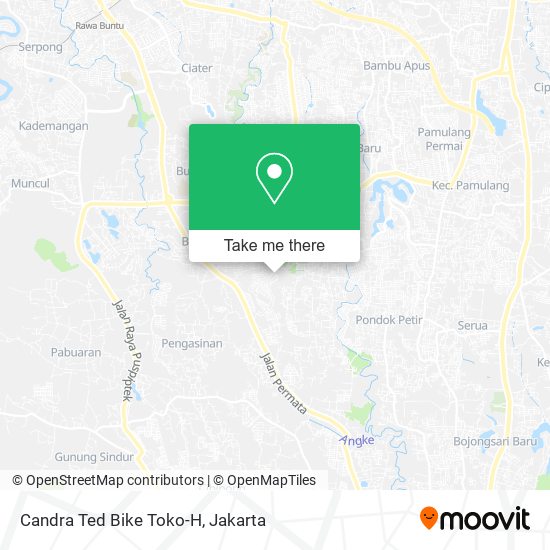 Candra Ted Bike Toko-H map