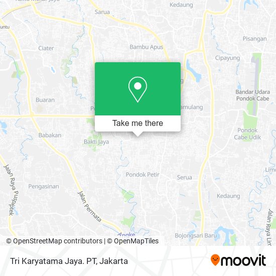 Tri Karyatama Jaya. PT map