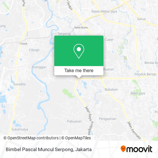 Bimbel Pascal Muncul Serpong map