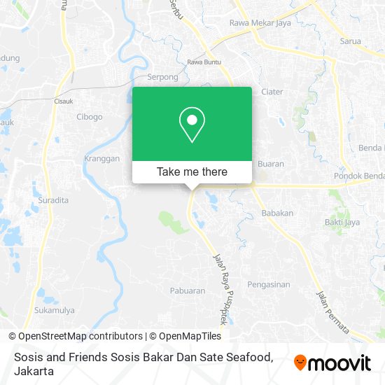 Sosis and Friends Sosis Bakar Dan Sate Seafood map