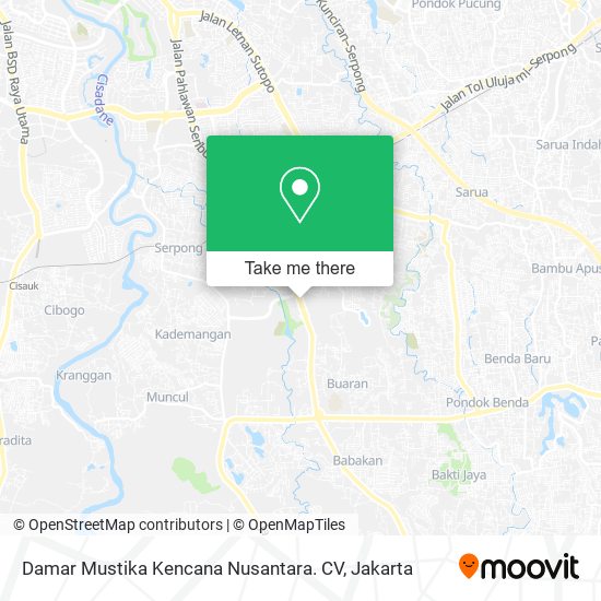 Damar Mustika Kencana Nusantara. CV map