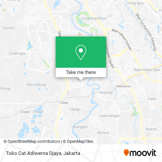 Toko Cat Adiwerna Djaya map