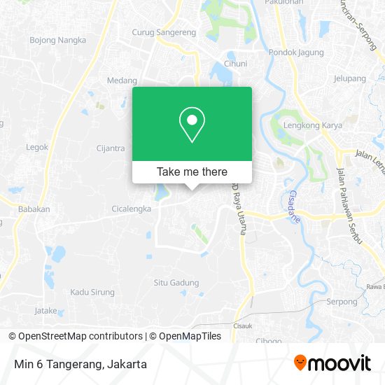 Min 6 Tangerang map