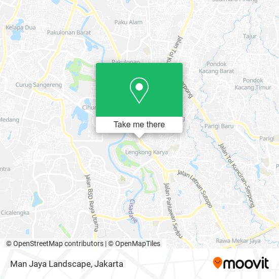 Man Jaya Landscape map