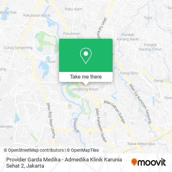 Provider Garda Medika - Admedika Klinik Karunia Sehat 2 map