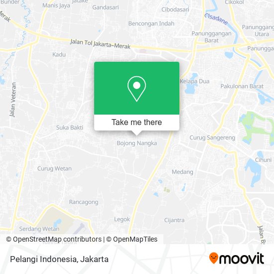 Pelangi Indonesia map