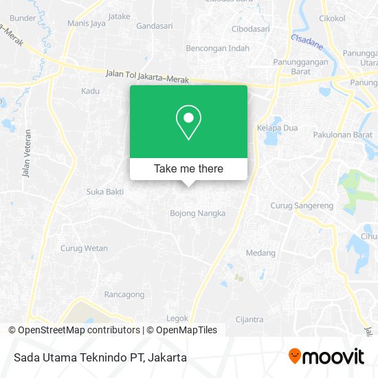 Sada Utama Teknindo PT map