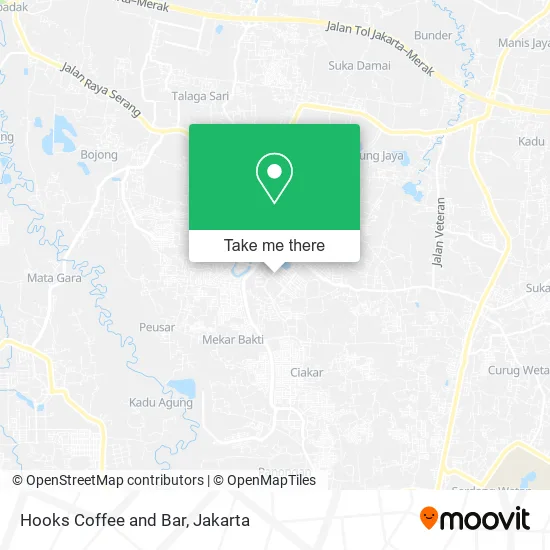 Hooks Coffee and Bar map