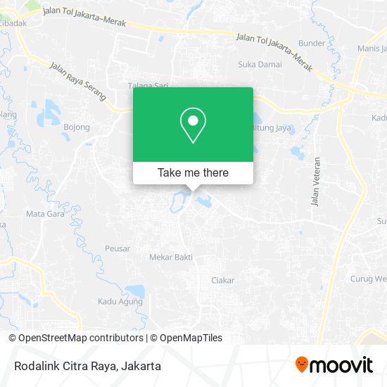 Rodalink Citra Raya map