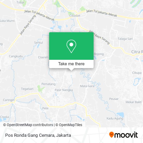 Pos Ronda Gang Cemara map